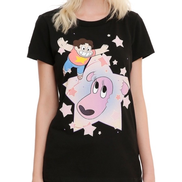 Steven Universe Steven and Lion Star T-Shirt - Picture 1 of 5